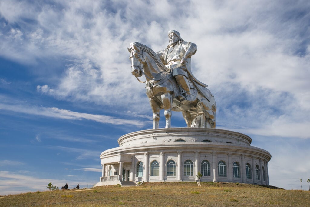 The world's largest statue of Genghis Khan Burkhan Khaldun genghis khan